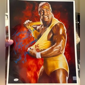 Hulk Hogan signed (reprint) ✍🏼